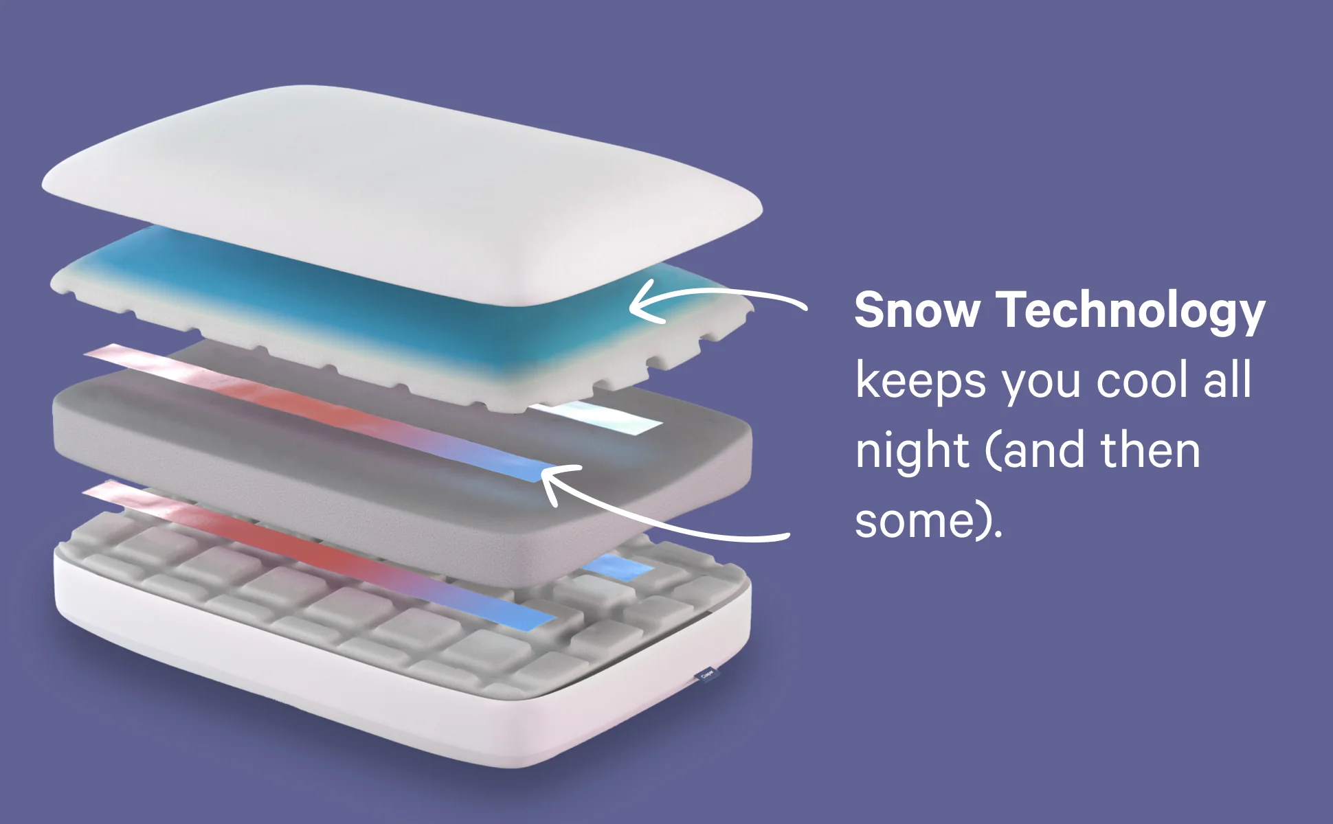 Foam Pillow with Snow Technology - Image 6